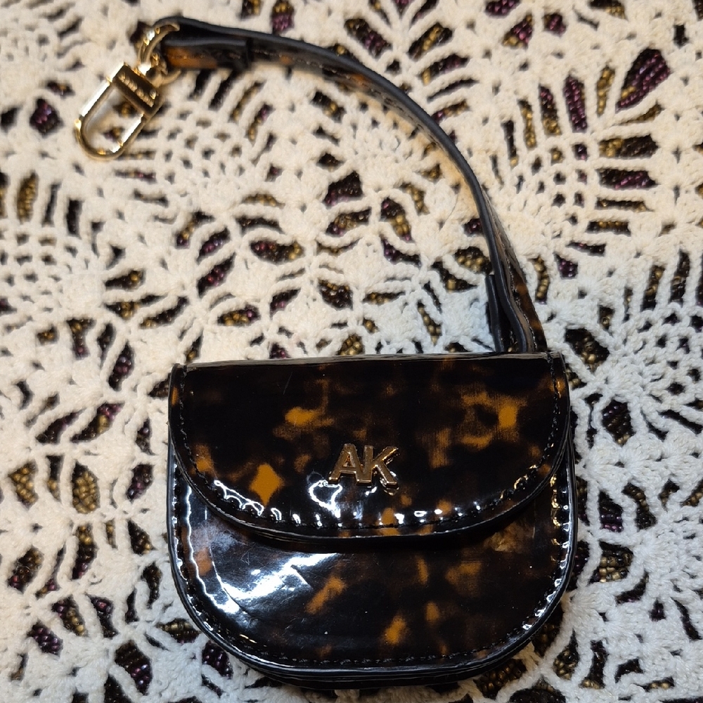 Tortoise Shell Mini Bag Purse Charm